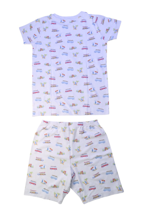 A White Pyjama Sets from Kissy Kissy in size 10Y for boy. (Back View)