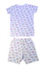 A White Pyjama Sets from Kissy Kissy in size 10Y for boy. (Back View)