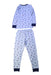 A Blue Pyjama Sets from Kissy Kissy in size 8Y for boy. (Back View)
