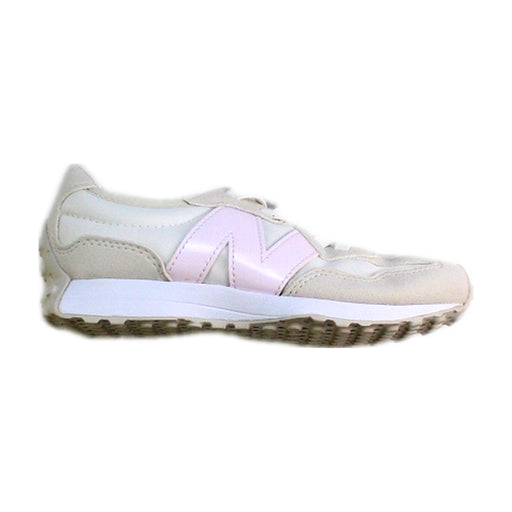 A White Sneakers from New Balance in size 6T for girl. (Front View)