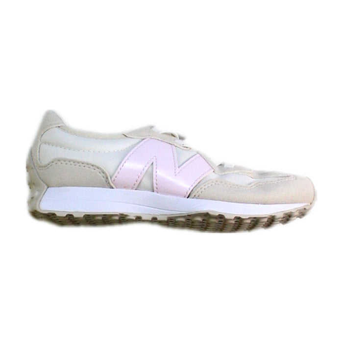 A White Sneakers from New Balance in size 6T for girl. (Front View)