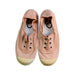 A Peach Slip Ons from Papouelli in size 6T for girl. (Back View)