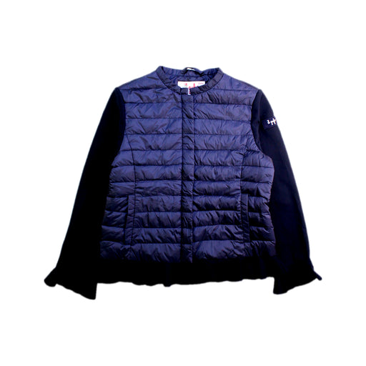 A Navy Puffer/Quilted Jackets from Il Gufo in size 8Y for girl. (Front View)