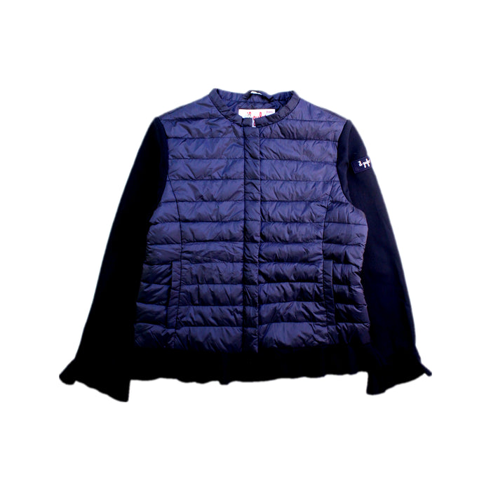 A Navy Puffer/Quilted Jackets from Il Gufo in size 8Y for girl. (Front View)