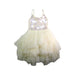A Ivory Sleeveless Dresses from Tutu Du Monde in size 6T for girl. (Front View)
