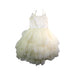 A Ivory Sleeveless Dresses from Tutu Du Monde in size 6T for girl. (Back View)