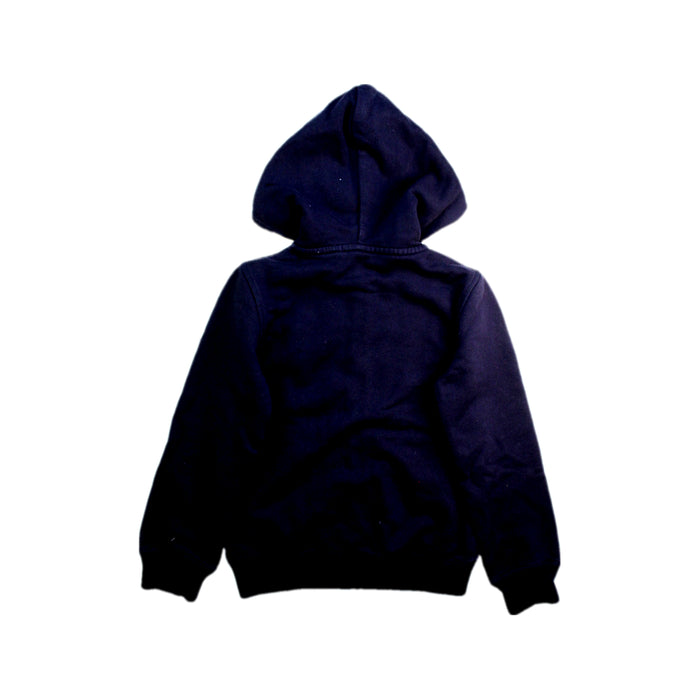 A Navy Hooded Sweatshirts from Bonpoint in size 8Y for girl. (Back View)