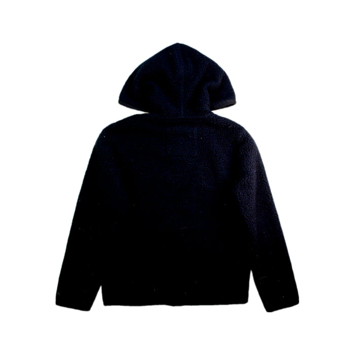 A Black Hooded Sweatshirts from Abercrombie & Fitch in size 7Y for girl. (Back View)