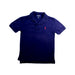 A Navy Short Sleeve Polos from Polo Ralph Lauren in size 8Y for boy. (Front View)