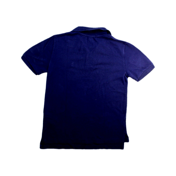 A Navy Short Sleeve Polos from Polo Ralph Lauren in size 8Y for boy. (Back View)