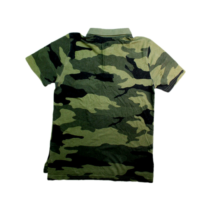 A Green Short Sleeve Polos from Abercrombie & Fitch in size 9Y for boy. (Back View)