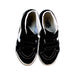 A Black Sneakers from Vans in size 6T for neutral. (Back View)