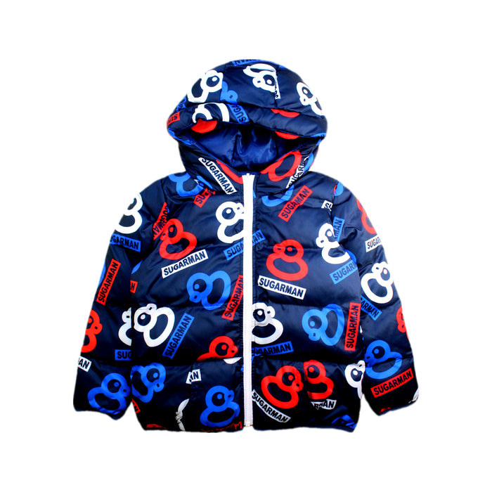 A Blue Puffer/Quilted Coats & Outerwear from Sugarman in size 6T for boy. (Front View)