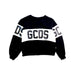 A Black Crewneck Sweatshirts from GCDS in size 8Y for boy. (Front View)