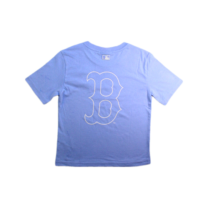A Blue Short Sleeve T Shirts from MLB in size 7Y for neutral. (Back View)
