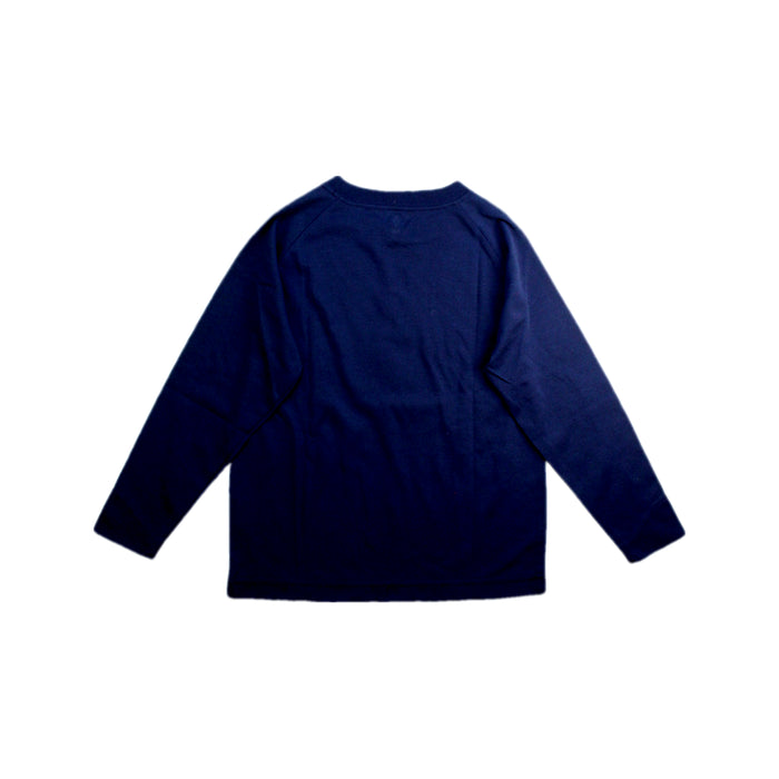 A Navy Long Sleeve T Shirts from Mont-bell in size 5T for boy. (Back View)