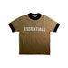 A Beige Short Sleeve T Shirts from Fear of God Essentials in size 6T for boy. (Front View)