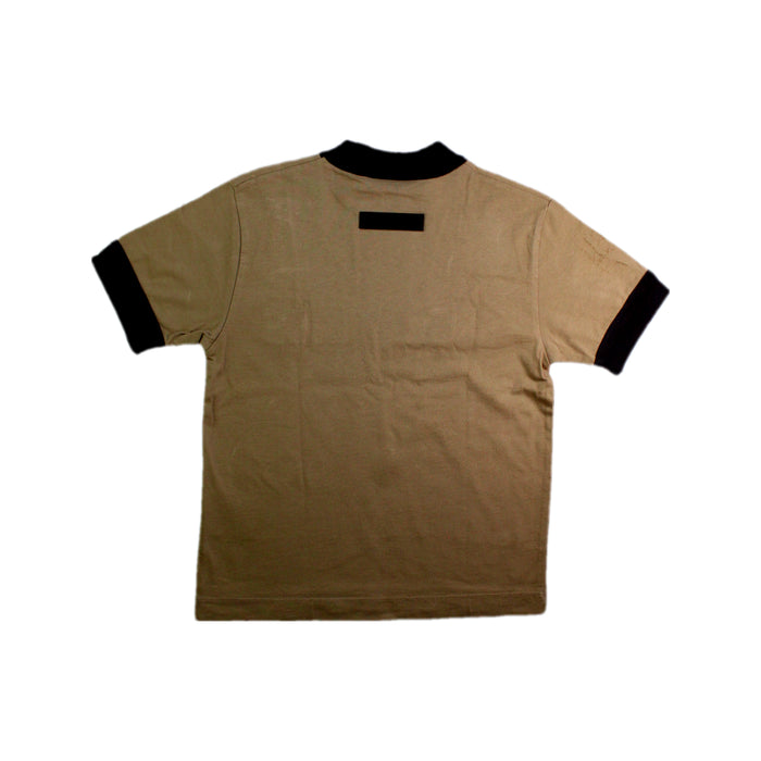 A Beige Short Sleeve T Shirts from Fear of God Essentials in size 6T for boy. (Back View)