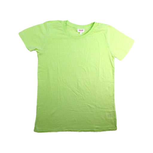 A Green Short Sleeve T Shirts from Seed in size 9Y for boy. (Front View)