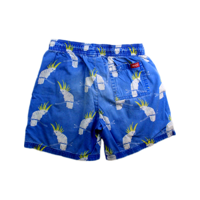 A Blue Swim Shorts from Seed in size 7Y for boy. (Back View)