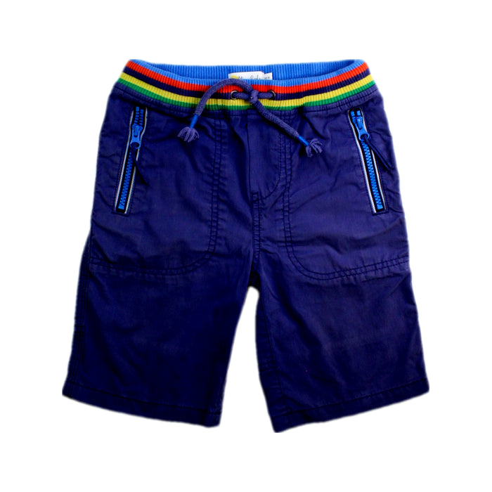 A Navy Shorts from Boden in size 8Y for boy. (Front View)