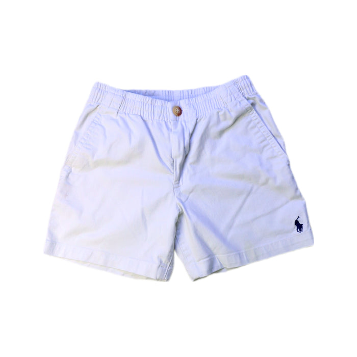 A White Shorts from Polo Ralph Lauren in size 6T for boy. (Front View)