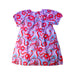 A Pink Short Sleeve Dresses from Seed in size 5T for girl. (Back View)