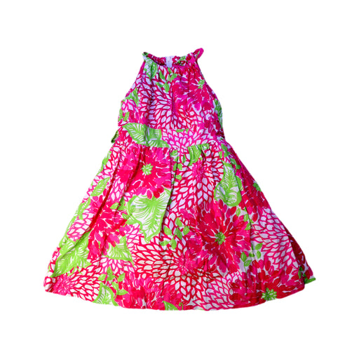 A Multicolour Sleeveless Dresses from Lilly Pulitzer in size 4T for girl. (Front View)