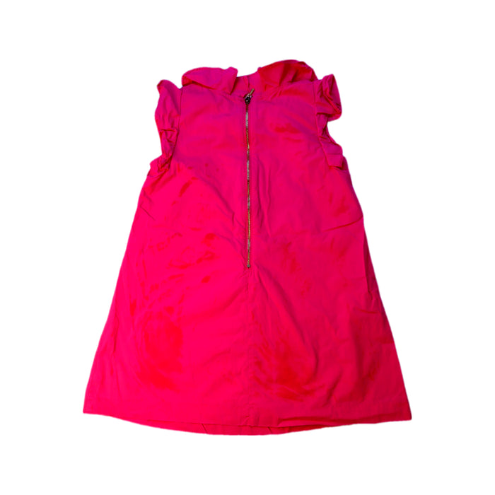 A Pink Sleeveless Dresses from Jacadi in size 5T for girl. (Back View)