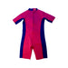 A Pink Wetsuits from Speedo in size 4T for girl. (Back View)