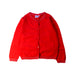 A Red Cardigans from La Compagnie des Petits in size 5T for girl. (Front View)