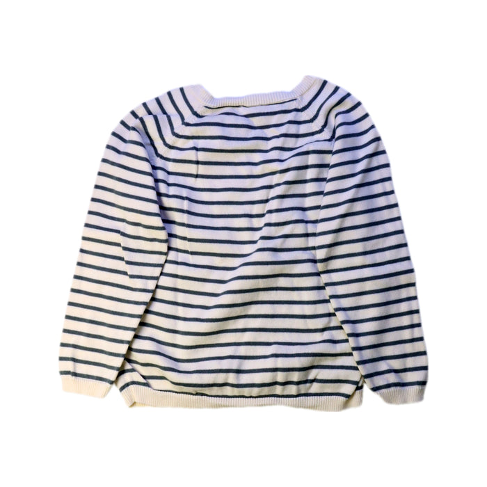 A White Knit Sweaters from Jamie Kay in size 3T for boy. (Back View)