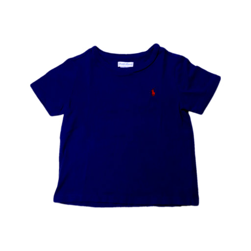 A Navy Short Sleeve T Shirts from Ralph Lauren in size 2T for neutral. (Front View)