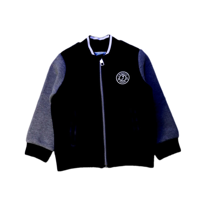 A Black Lightweight Jackets from Jacadi in size 3T for boy. (Front View)