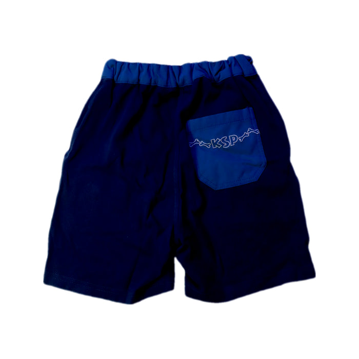 A Blue Shorts from Kladskap in size 18-24M for boy. (Back View)