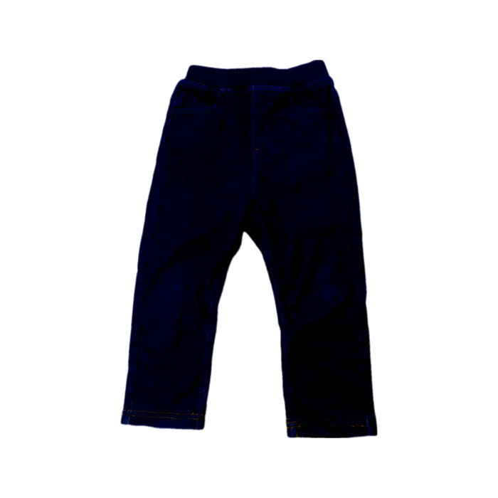 A Navy Jeans from Petit Main in size 18-24M for boy. (Front View)