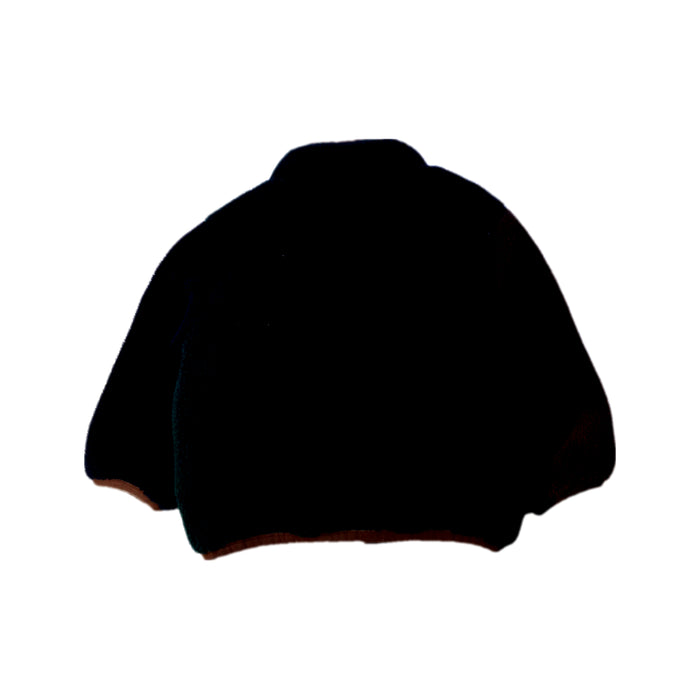 A Black Puffer/Quilted Jackets from Petit Main in size 18-24M for boy. (Back View)