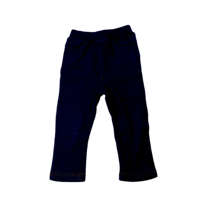 A Navy Casual Pants from Petit Main in size 18-24M for neutral. (Front View)