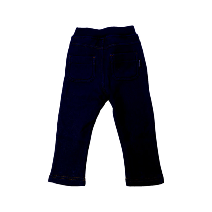 A Navy Casual Pants from Petit Main in size 18-24M for neutral. (Back View)