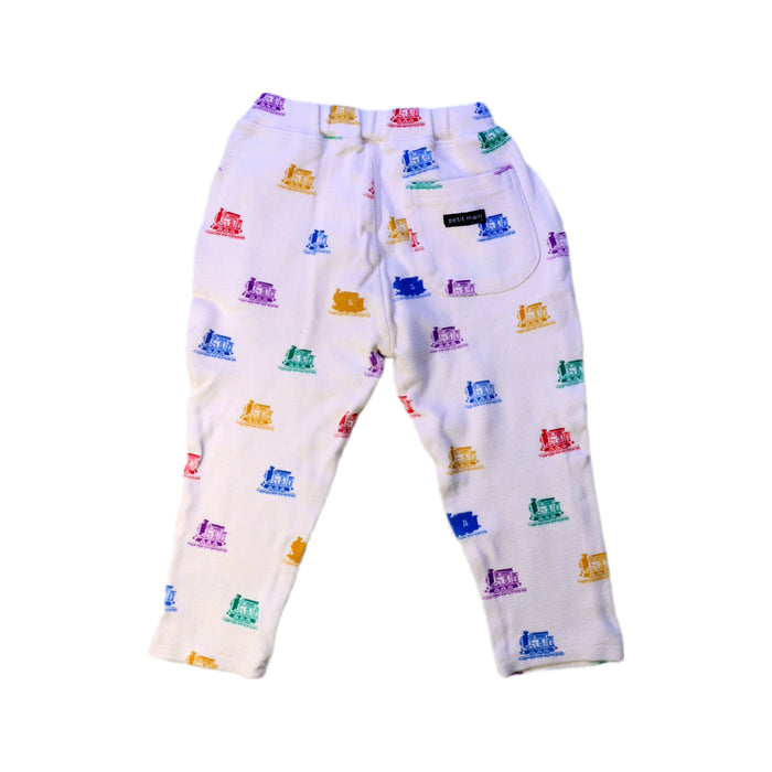 A White Casual Pants from Petit Main in size 18-24M for neutral. (Back View)