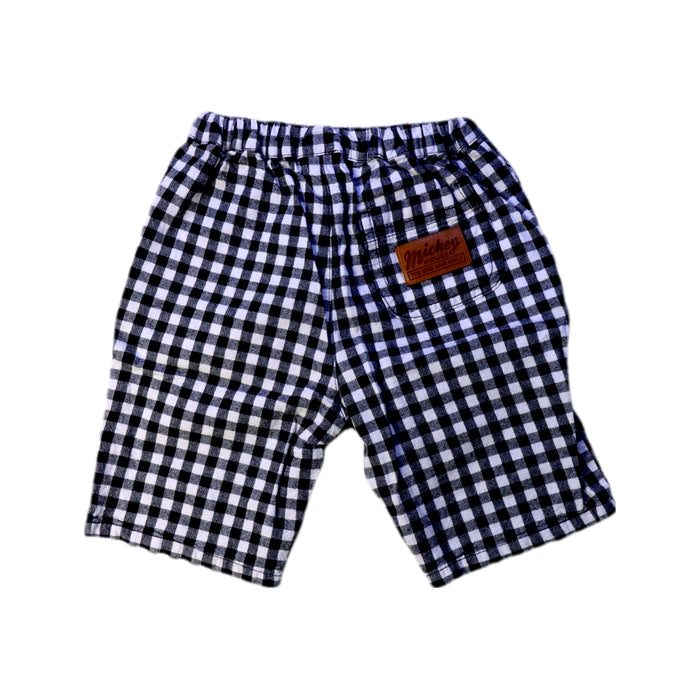 A Black Shorts from Petit Main in size 18-24M for boy. (Back View)