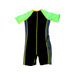 A Black Rash Guards from TYR in size 4T for neutral. (Back View)