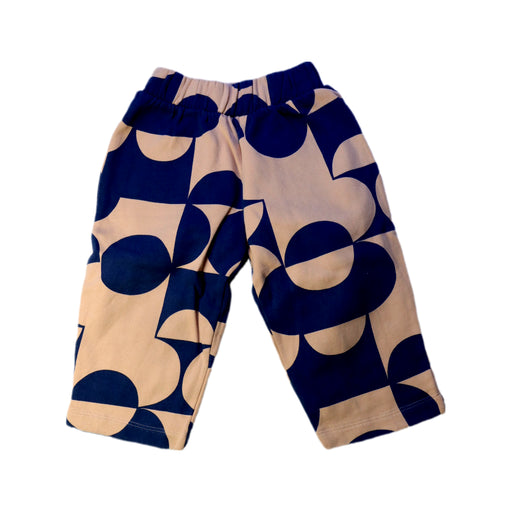 A Navy Casual Pants from Organic Zoo in size 2T for neutral. (Front View)