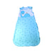 A Blue Sleepsacs from Mides in size 12-18M for neutral. (Front View)