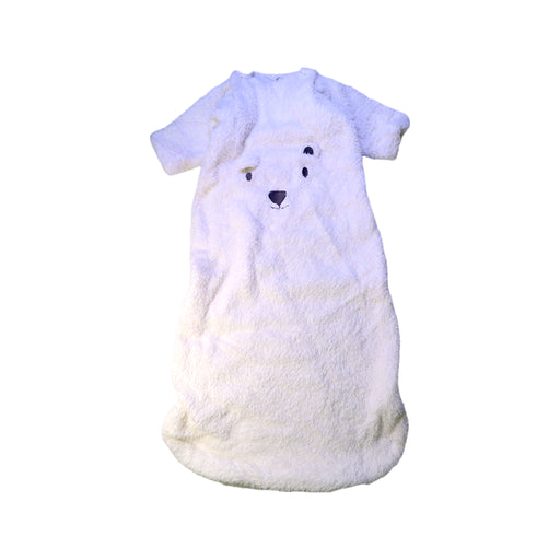 A White Sleepsacs from Vertbaudet in size 18-24M for neutral. (Front View)