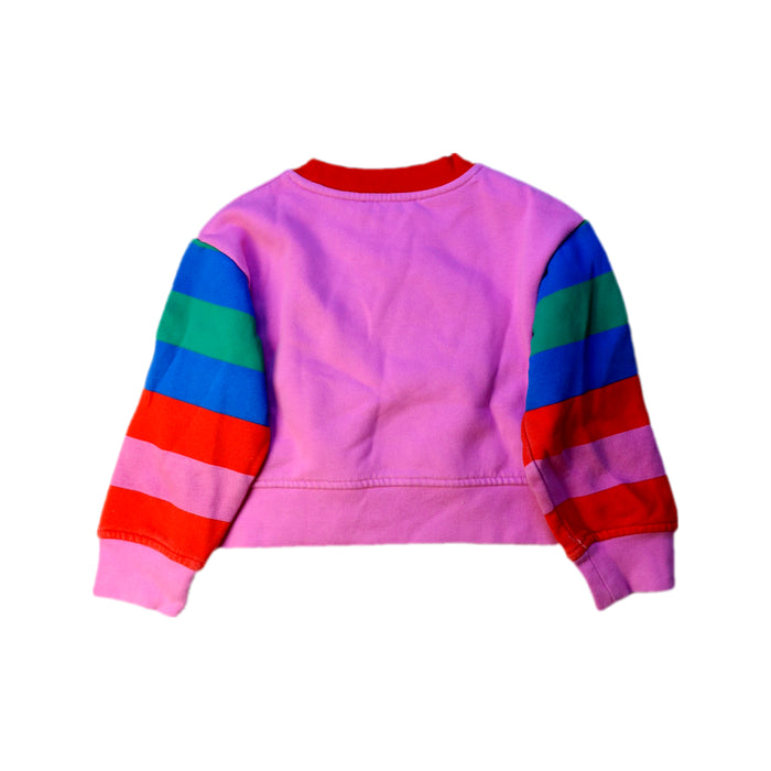 A Pink Crewneck Sweatshirts from Stella McCartney in size 3T for girl. (Back View)