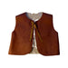A Brown Dress Up Vests from Les Enfantines in size 3T for neutral. (Front View)