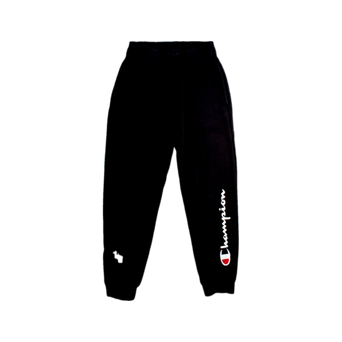 A Black Sweatpants from Champion in size 8Y for neutral. (Front View)