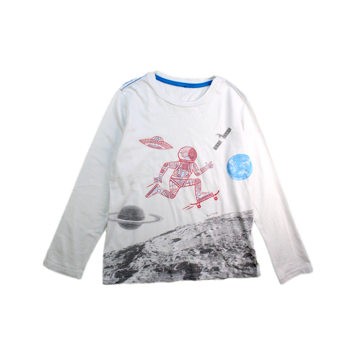 A White Long Sleeve T Shirts from Paul Smith in size 8Y for boy. (Front View)