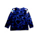 A Blue Crewneck Sweatshirts from BAPE KIDS in size 10Y for boy. (Front View)